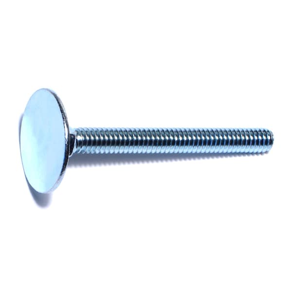 Midwest Fastener Elevator Bolt, 1/4"-20 Thrd Sz, 2-1/2 in L, Steel, Zinc Plated Finish, 100 PK 07390 - main